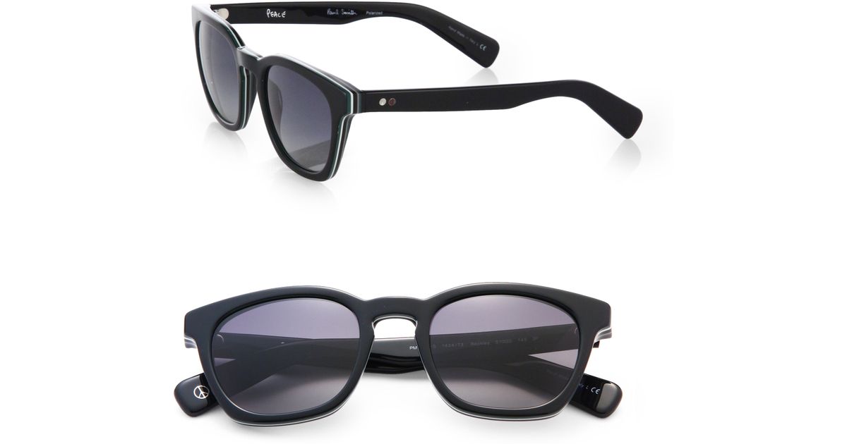 Paul Smith Rockley Wayfarer Sunglasses in Black for Men - Lyst