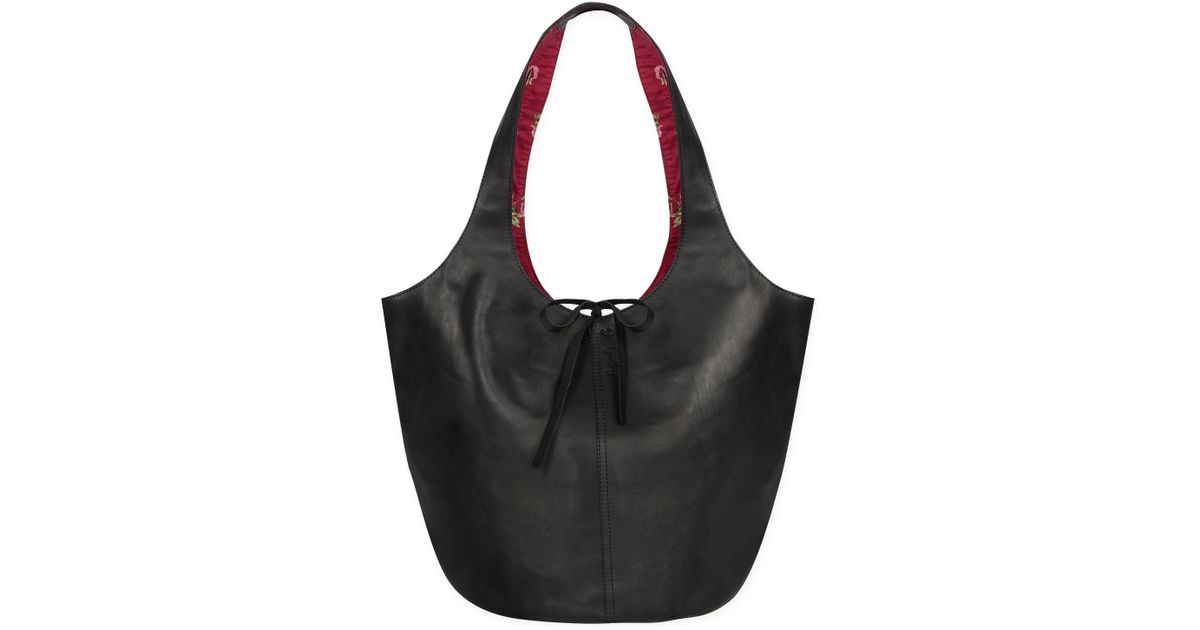 agnes b shoulder tote bag