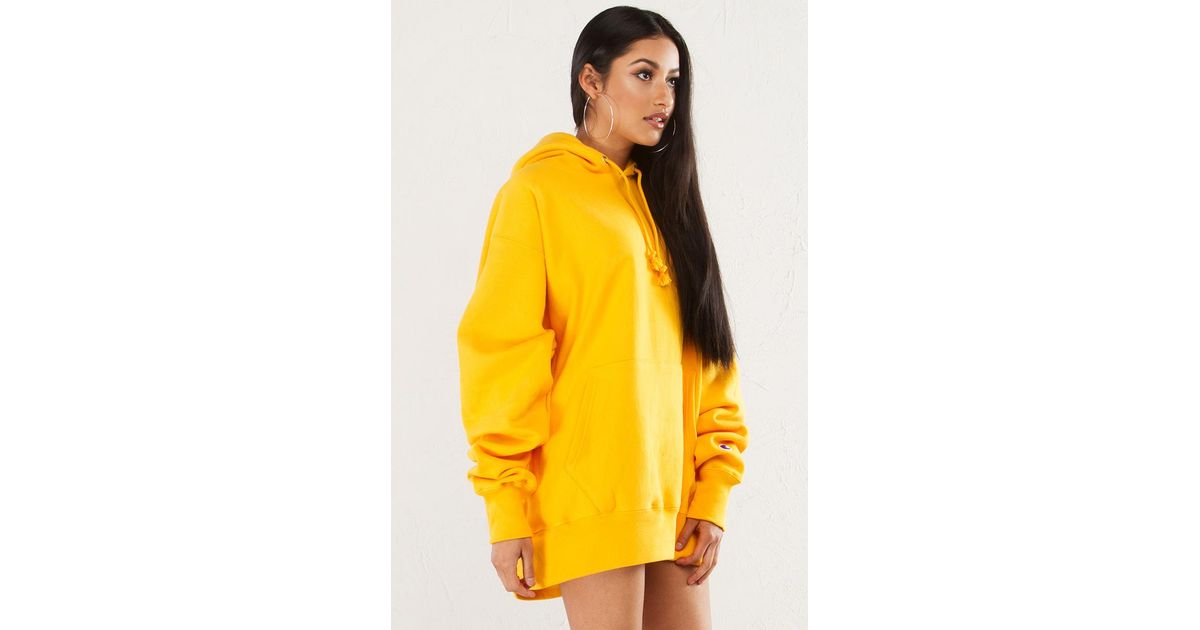 champion team gold hoodie