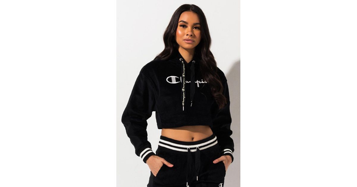 cropped pullover hoodie