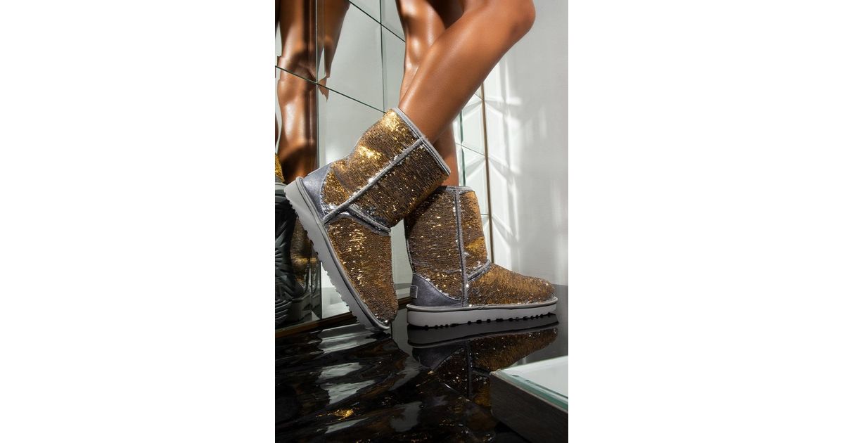 gold uggs
