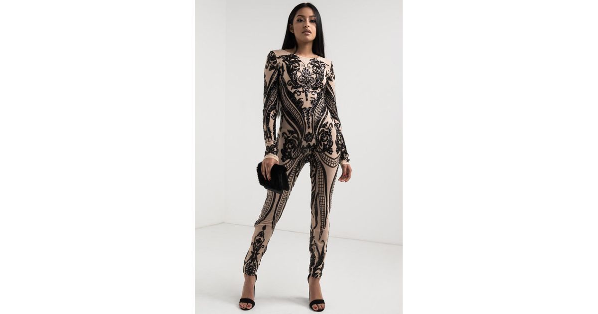 akira sequin jumpsuit