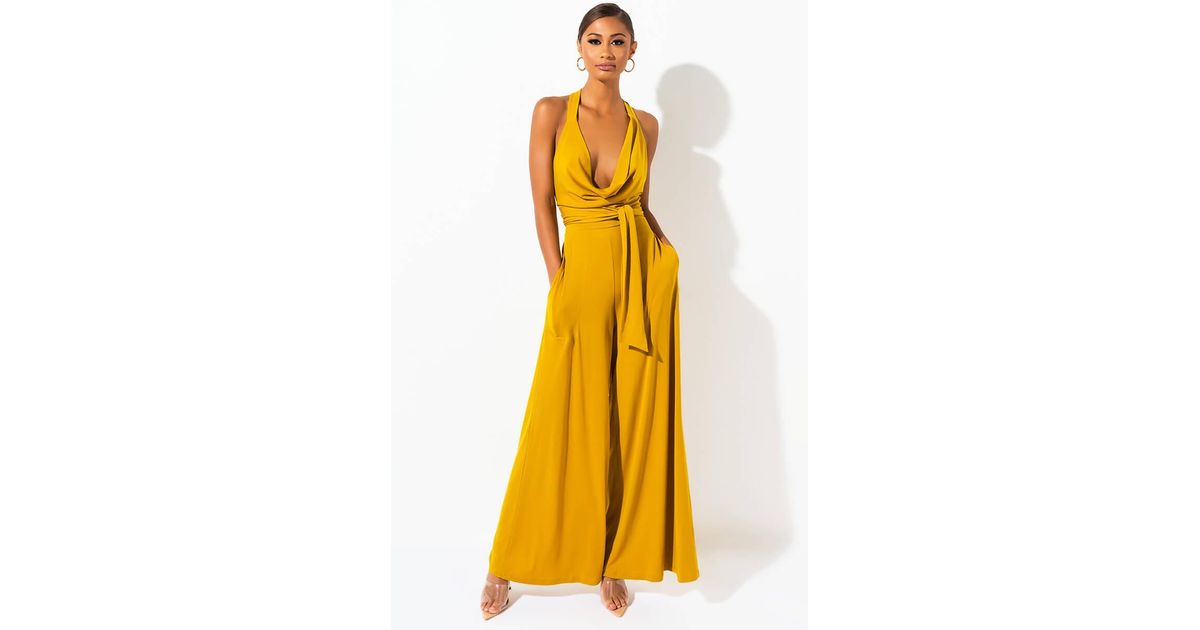 dark yellow jumpsuit