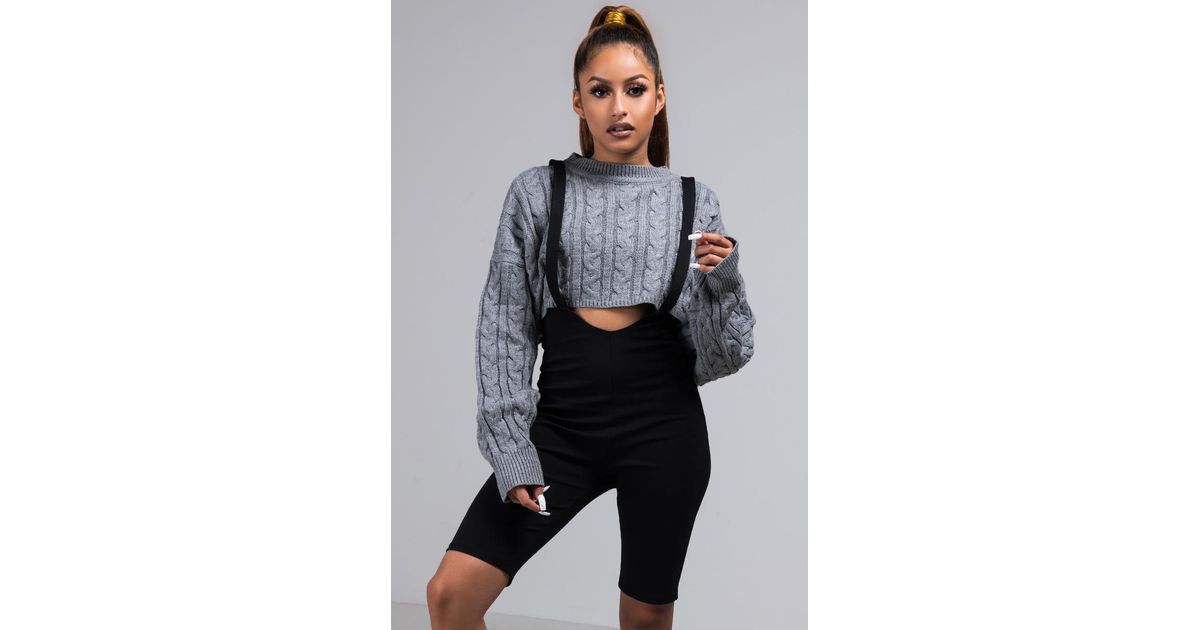 suspender biker shorts