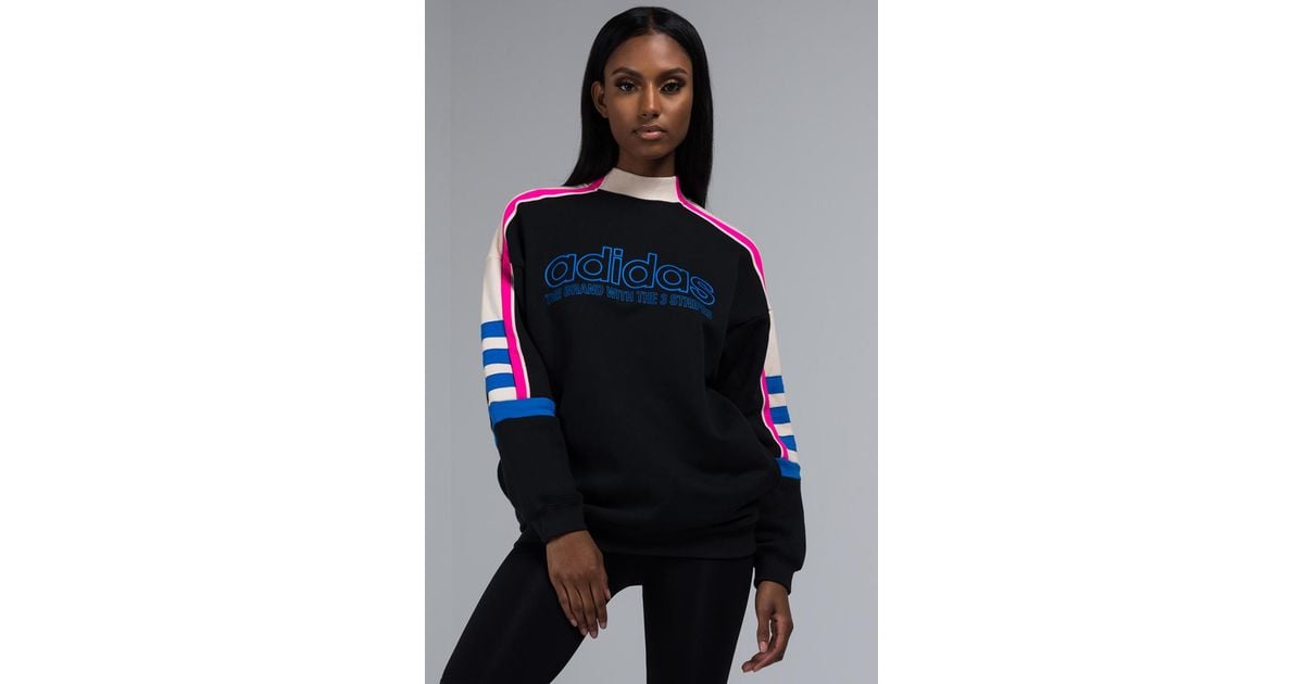 adidas colorblock sweatshirt