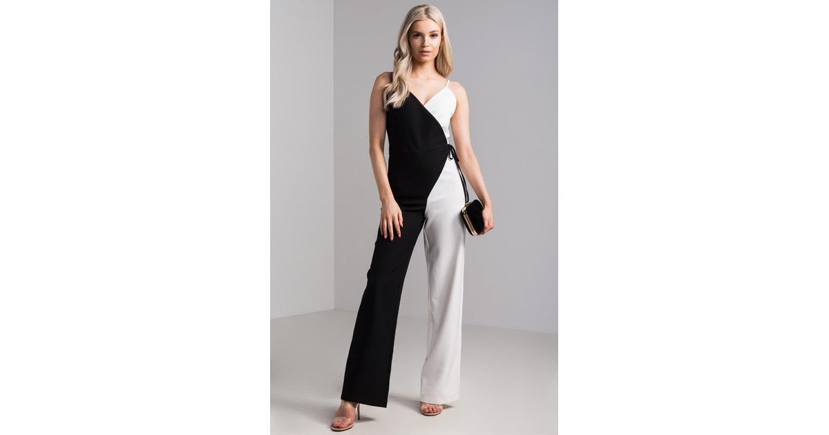 two colour jumpsuit
