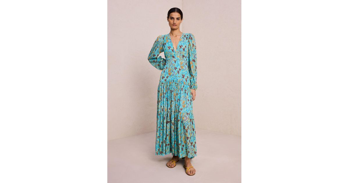 Annie embellished floral maxi dress deals