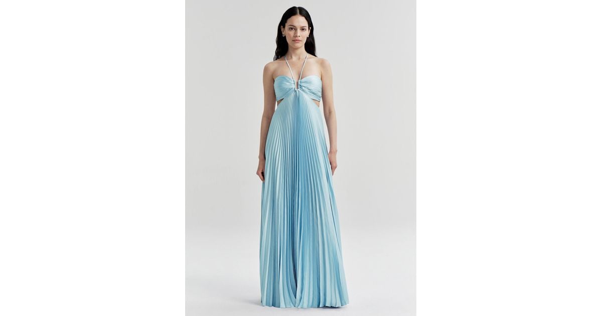 plunge halter neck maxi dress Lala Maxi Dress