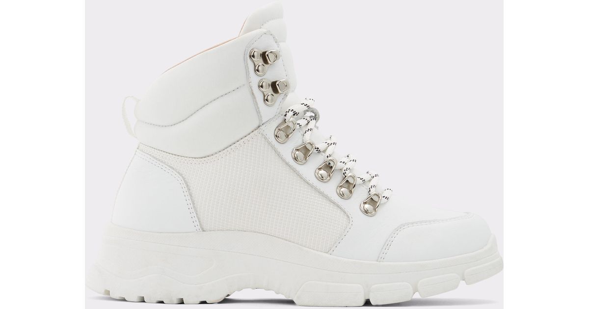 aldo white boot
