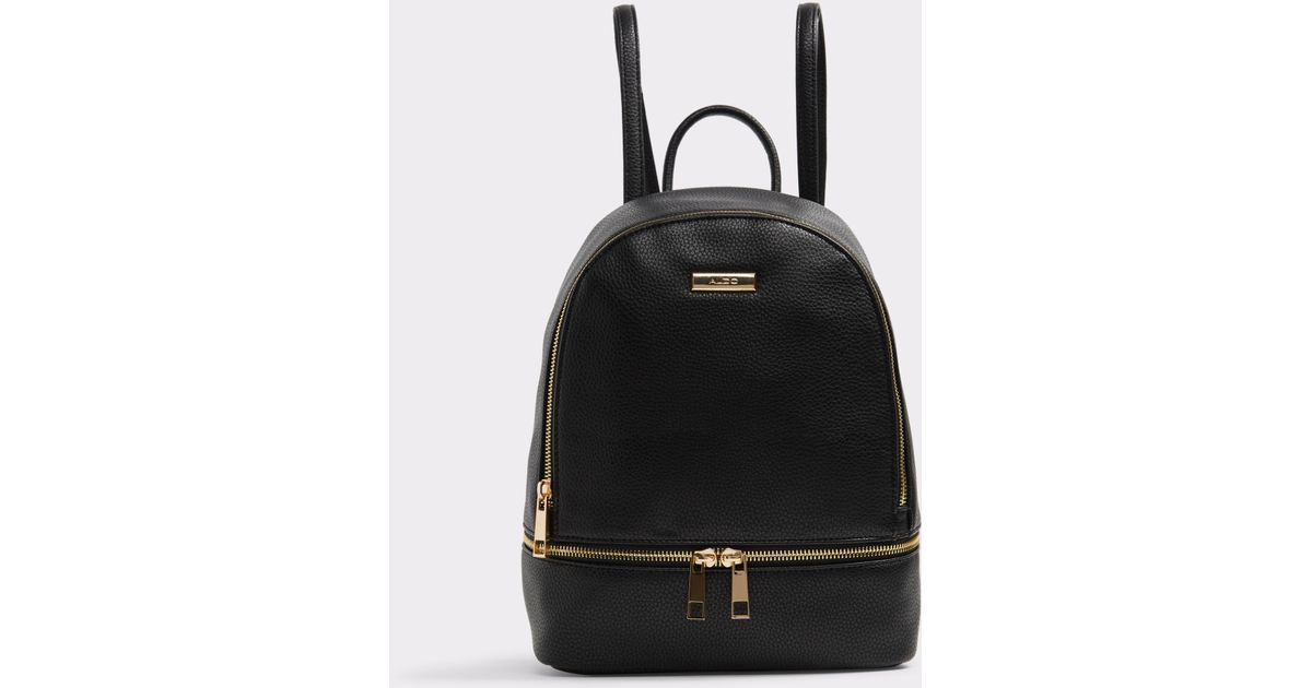 aldo black backpack