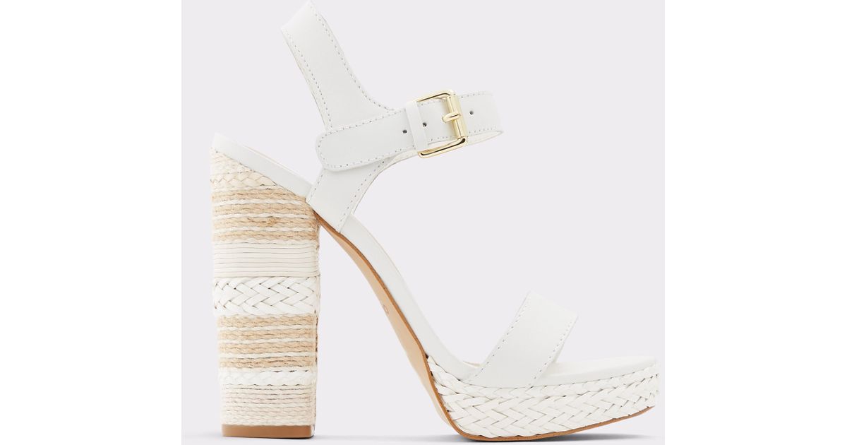 aldo cream heels