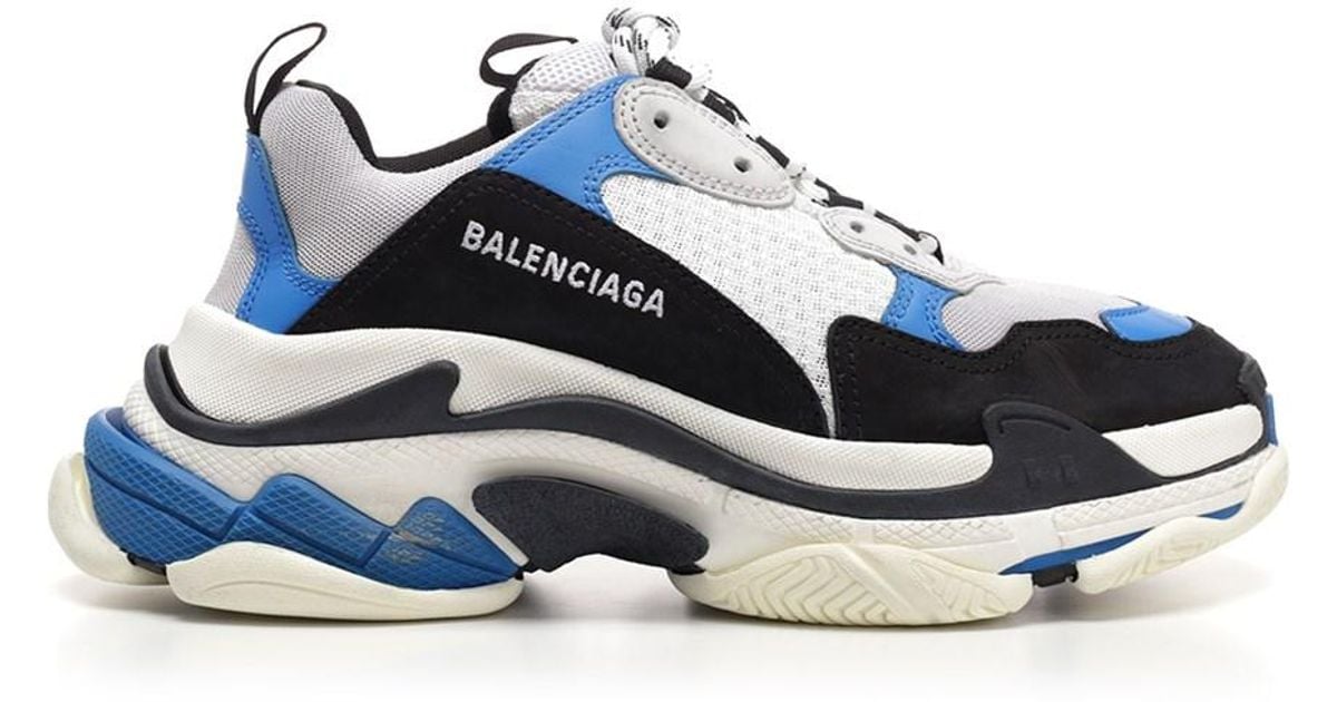Balenciaga Triple S Sneakers in Blue for Men - Lyst