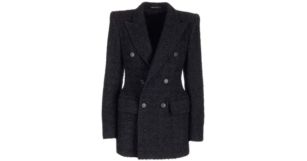 balenciaga tweed jacket