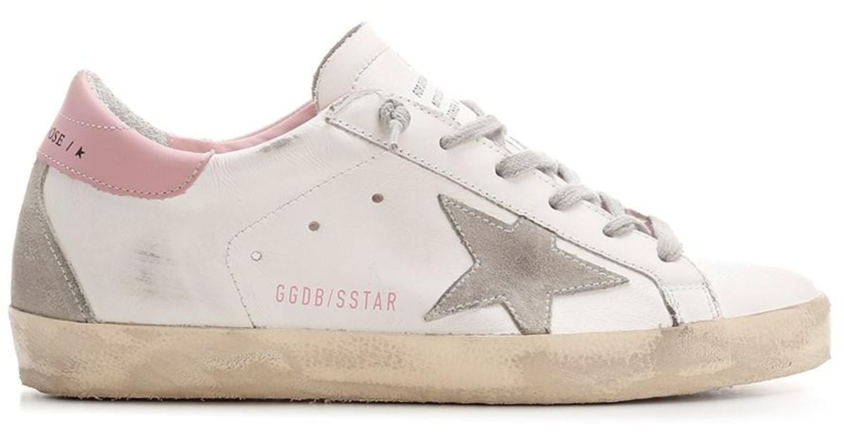 Golden Goose Leather &quot;super Star&quot; Sneakers Lyst