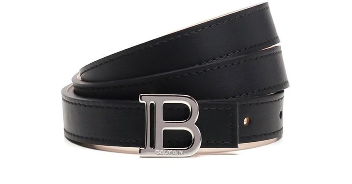 Balmain B Belt in Nero (Black) - Lyst