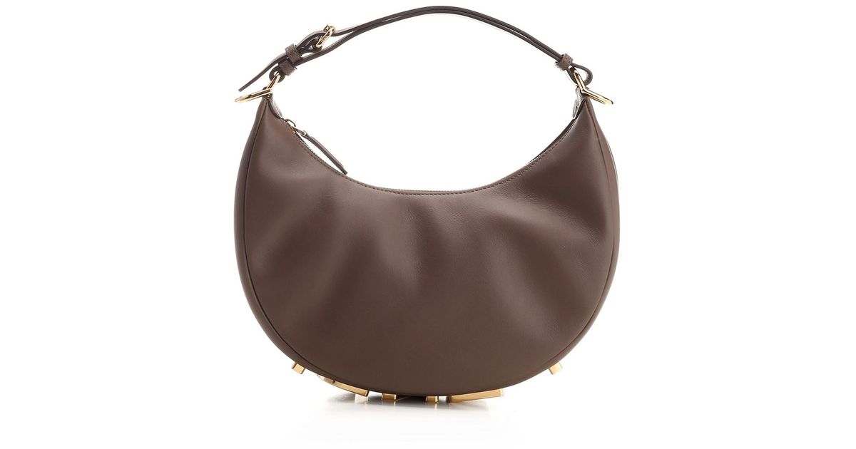 Fendi "graphy" Hobo Bag in Brown Lyst