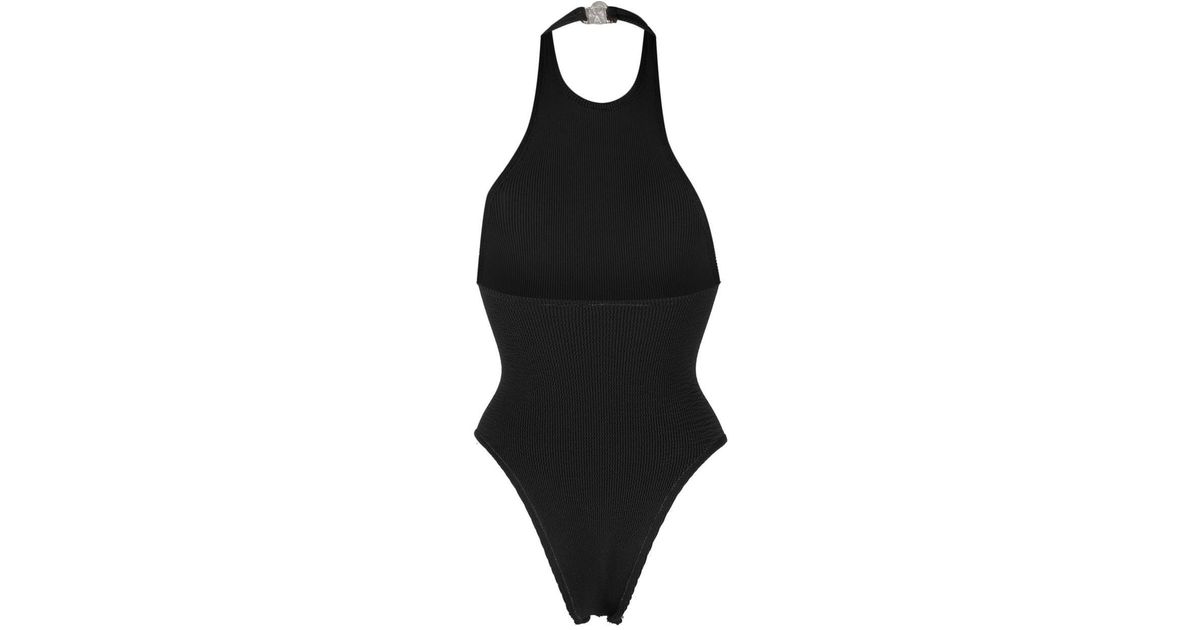 Reina Olga Black Onepiece Swimsuit Lyst