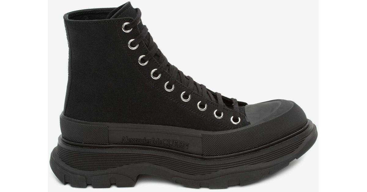 alexander mcqueen tread slick boots mens