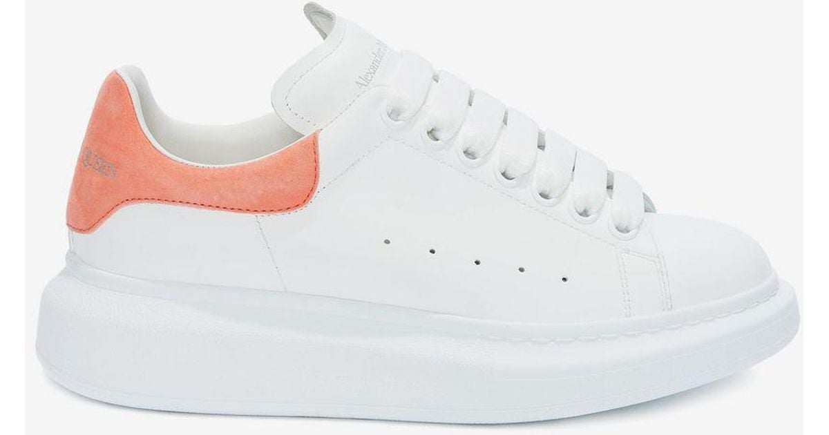 Leather Oversized Sneaker in White 