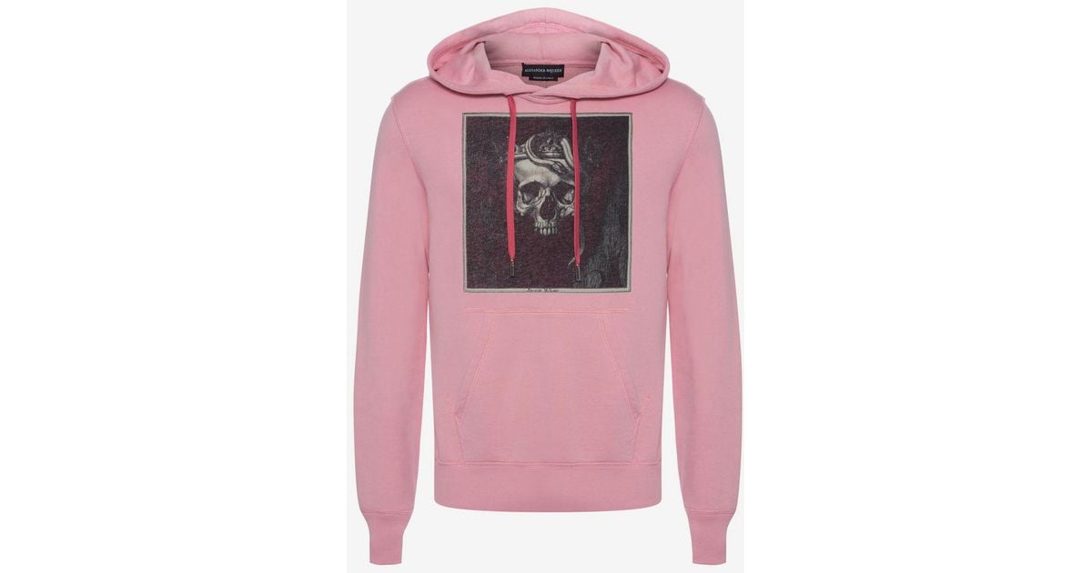 alexander mcqueen hoodie pink
