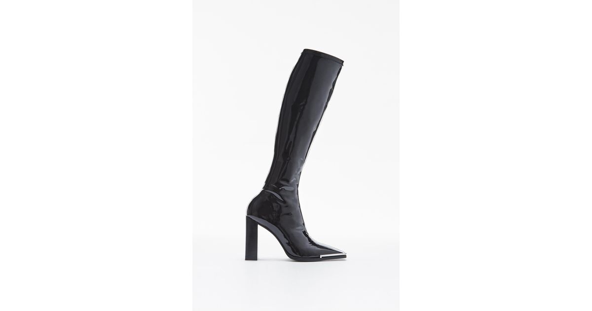 Alexander Wang Mascha Knee High Boot in Black | Lyst