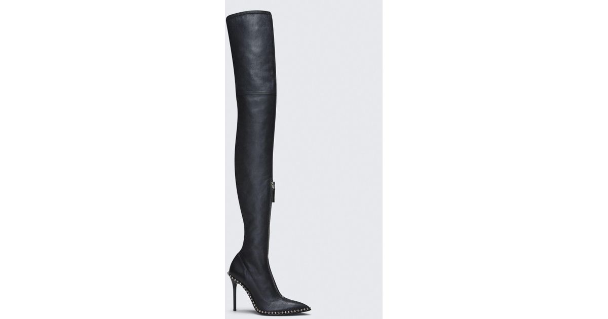 alexander wang thigh high boots