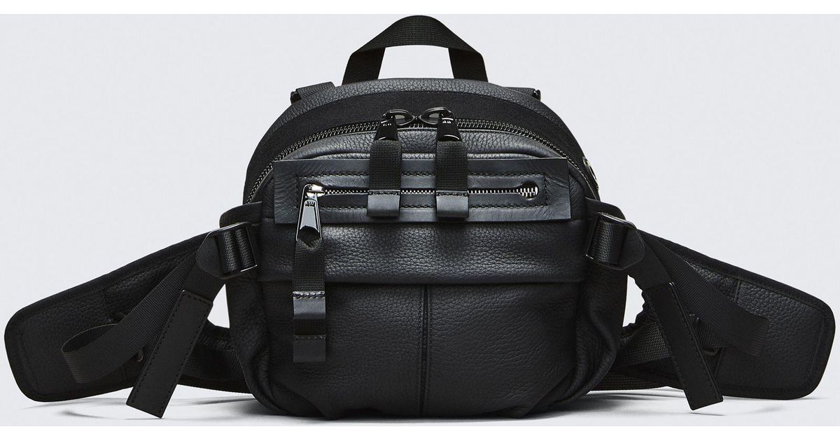 Alexander Black Ezra Crossbody Hike Bag For Men