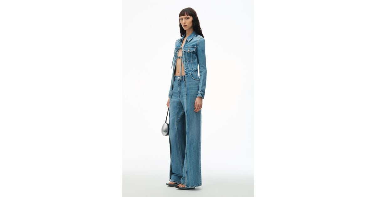 春夏にも活躍のロング丈【alexanderwang】Tie front duster Coat alexander-wang-VINTAGE-LIGHT-