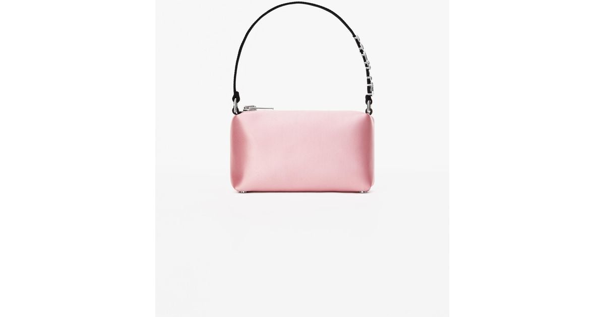 alexander wang heiress satin pouch