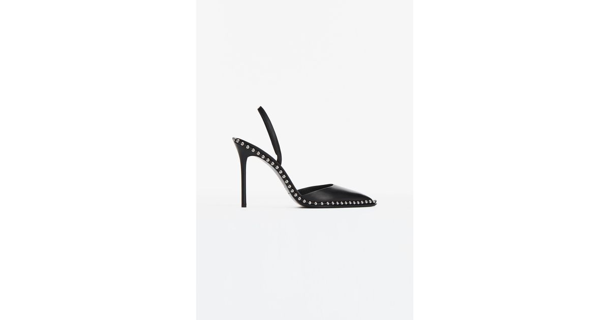 rina studded slingback pump