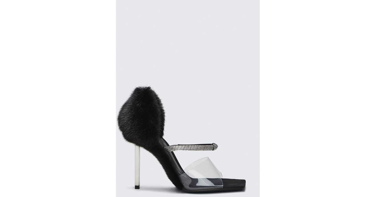 alexander wang fur heels