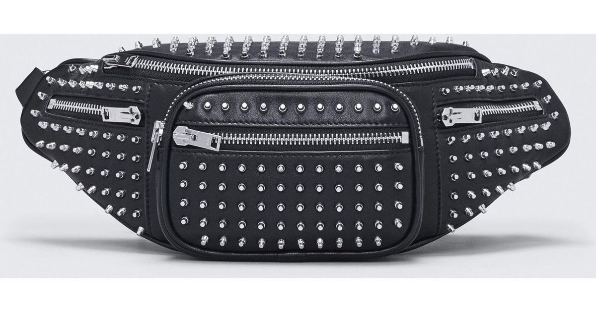 alexander wang studded fanny pack