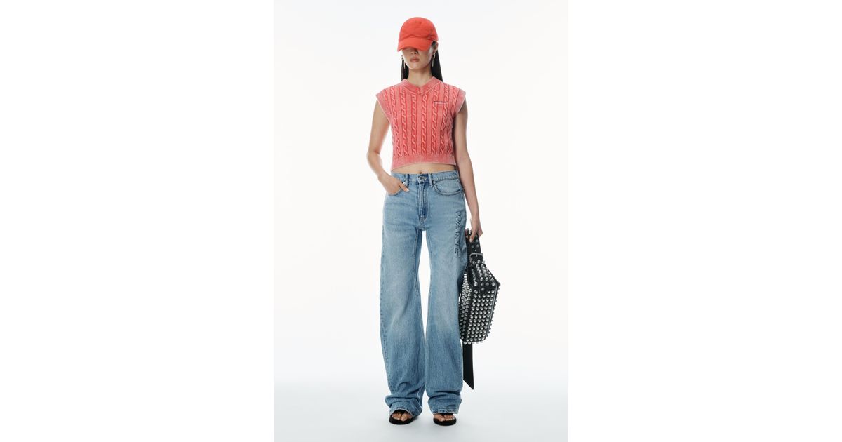 Alexander Wang Articulated Denim Jeans With High-frequency