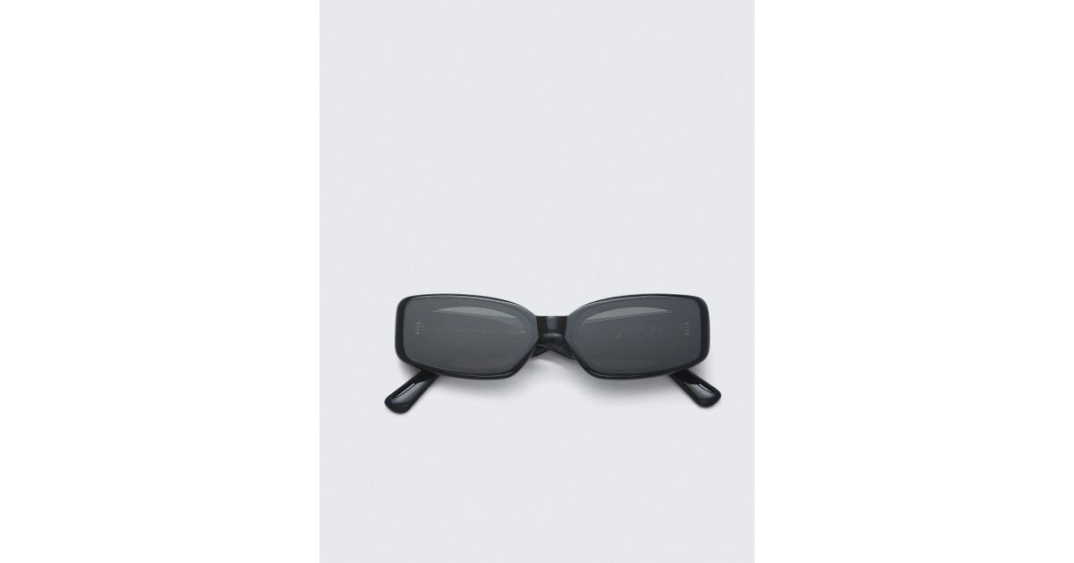 Alexander Wang Ceo Sunglasses in Black | Lyst