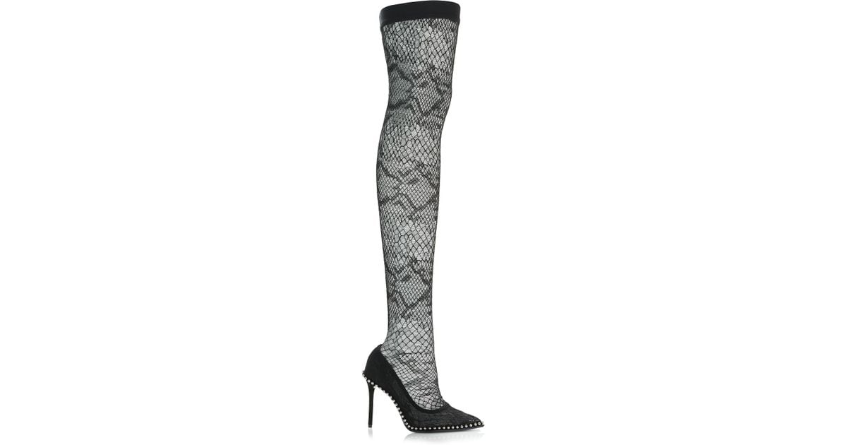alexander wang thigh high boots
