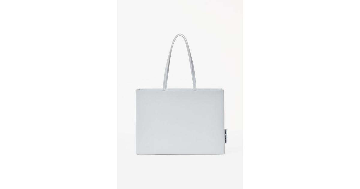 Alexander Wang Leather She.e.o Tote in White | Lyst