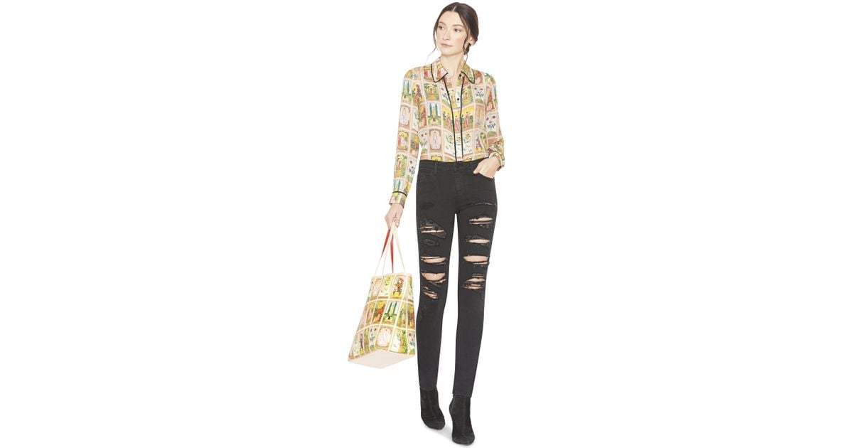 alice and olivia tarot shirt