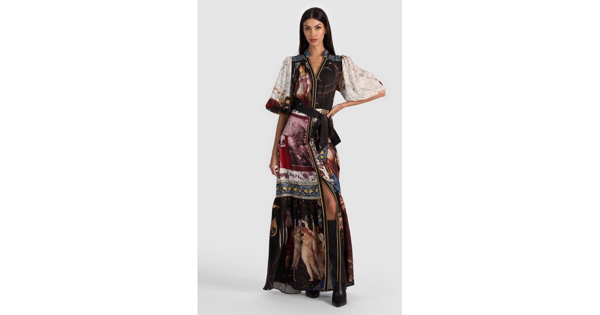 cora maxi shirt dress Kimi + Kai Maternity Cora Nursing Maxi Shirt Dress XS / Multicolored