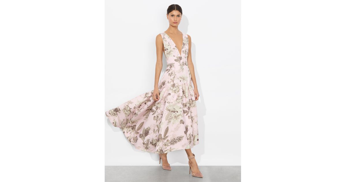 ALICE+OLIVIA アリスアンドオリビア フローラルドレス LILA Alice + Olivia Lila Structured Maxi Dress | Neiman Marcus