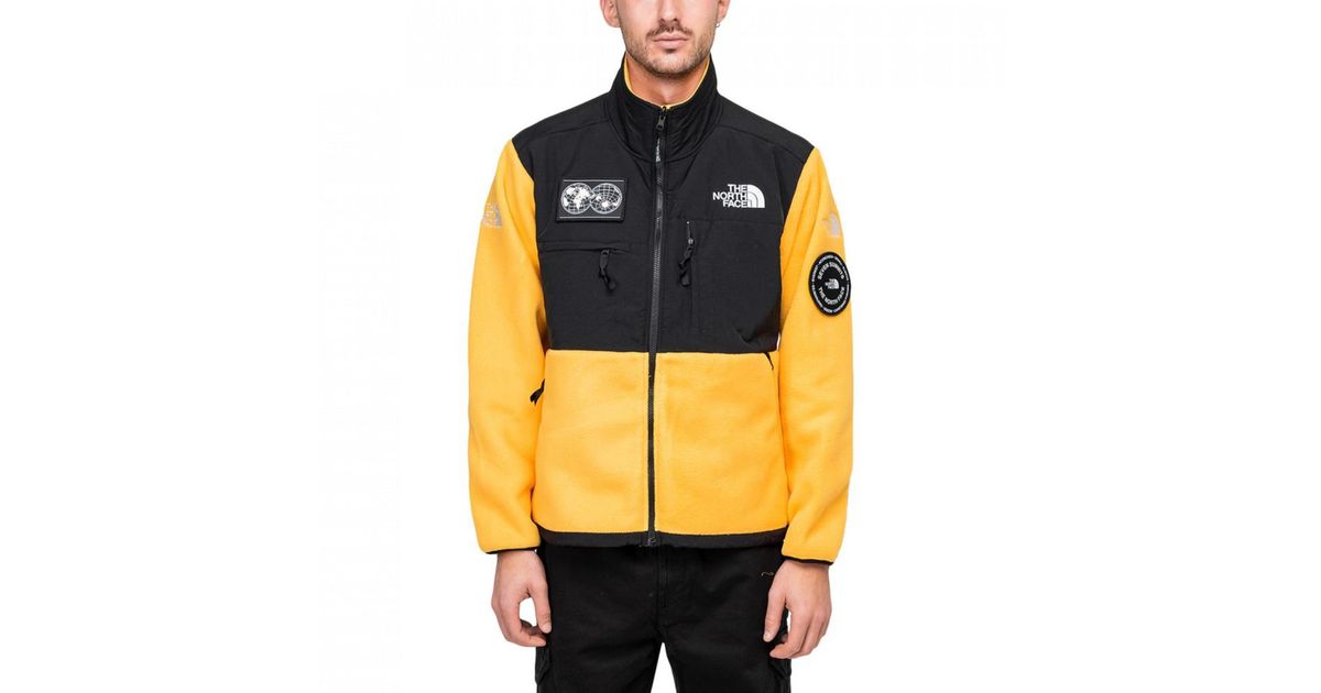 north face denali yellow