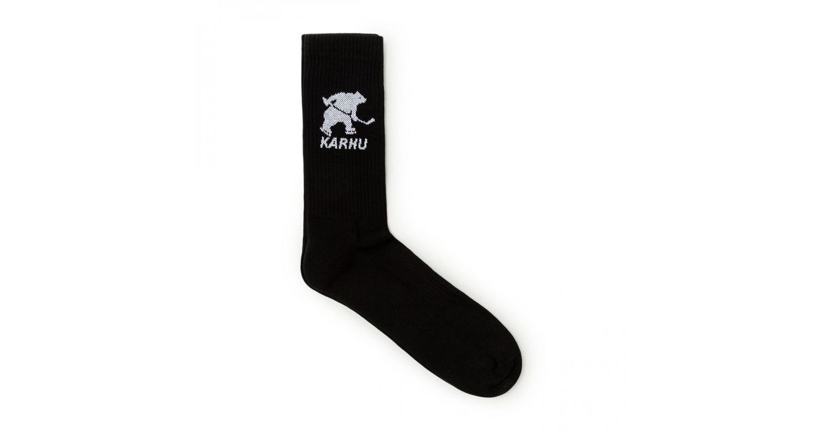 Karhu Cotton Hockey Bear Socks in Black for Men - Lyst