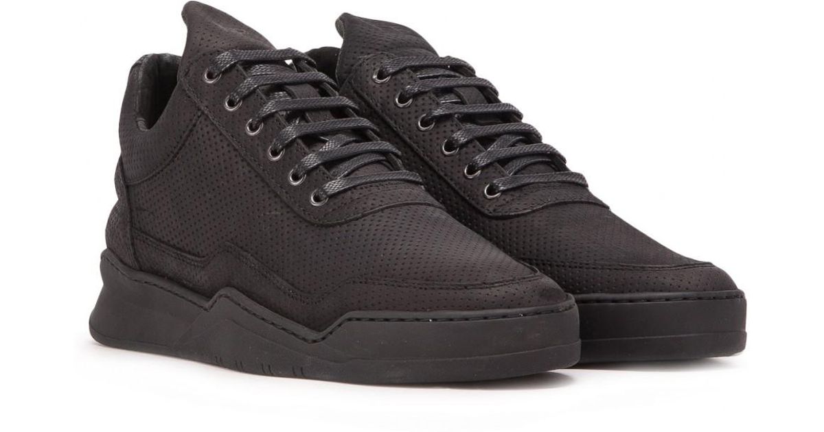 filling pieces low top ghost microlane all black