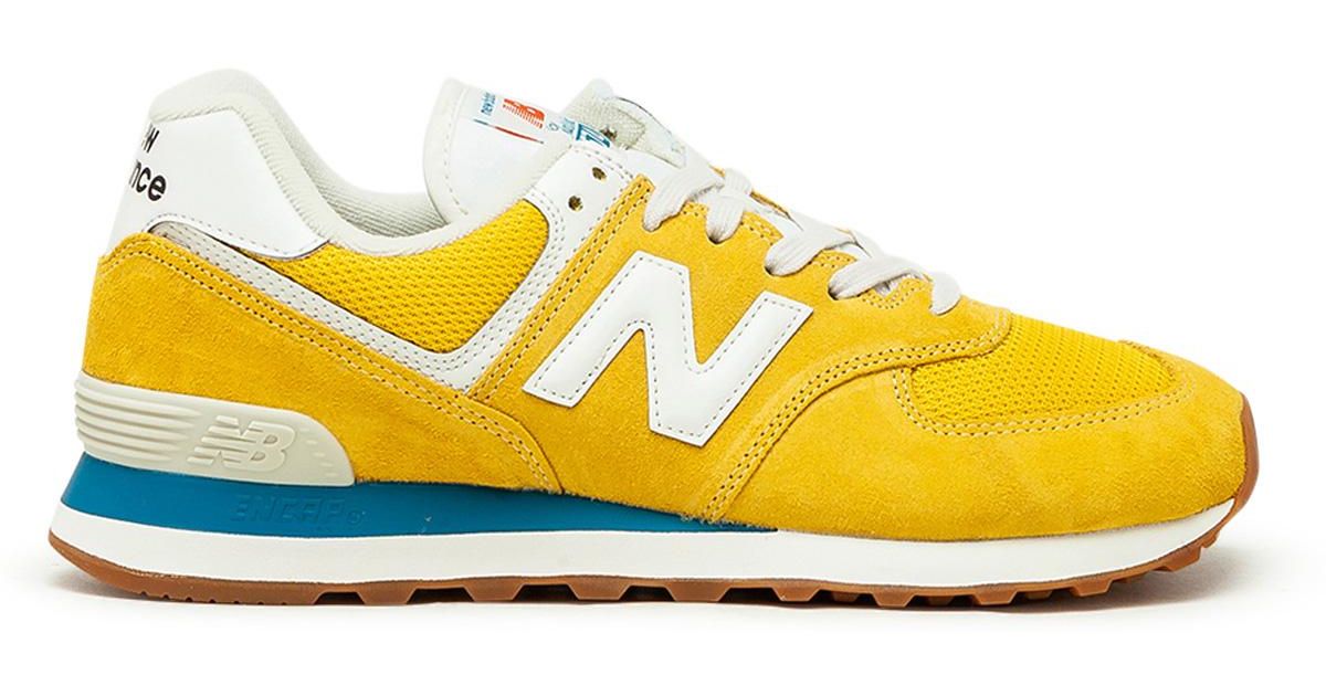 New Balance Suede Ml574 Hb2 Vintage Pack in Yellow for Men | Lyst Australia