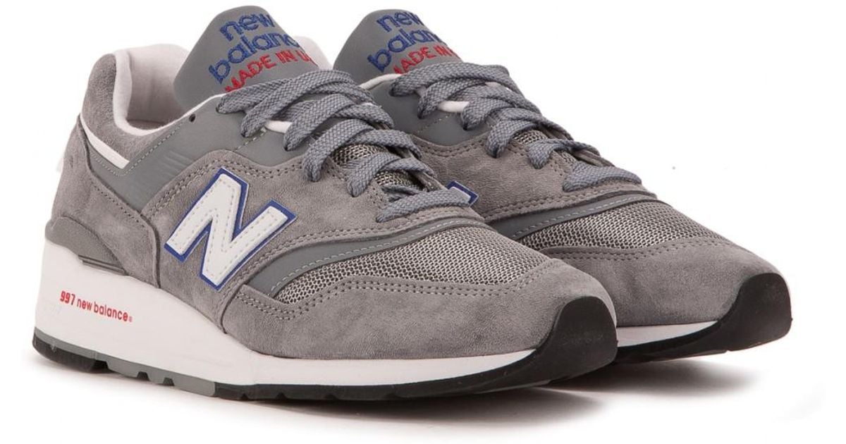 New Balance Suede M 997 Cnr Made In Usa in Grey (Gray) for Men - Lyst