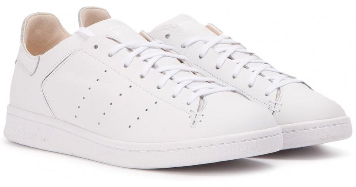 adidas Leather Stan Smith Lea Sock, Sneakers in White for Men - Lyst