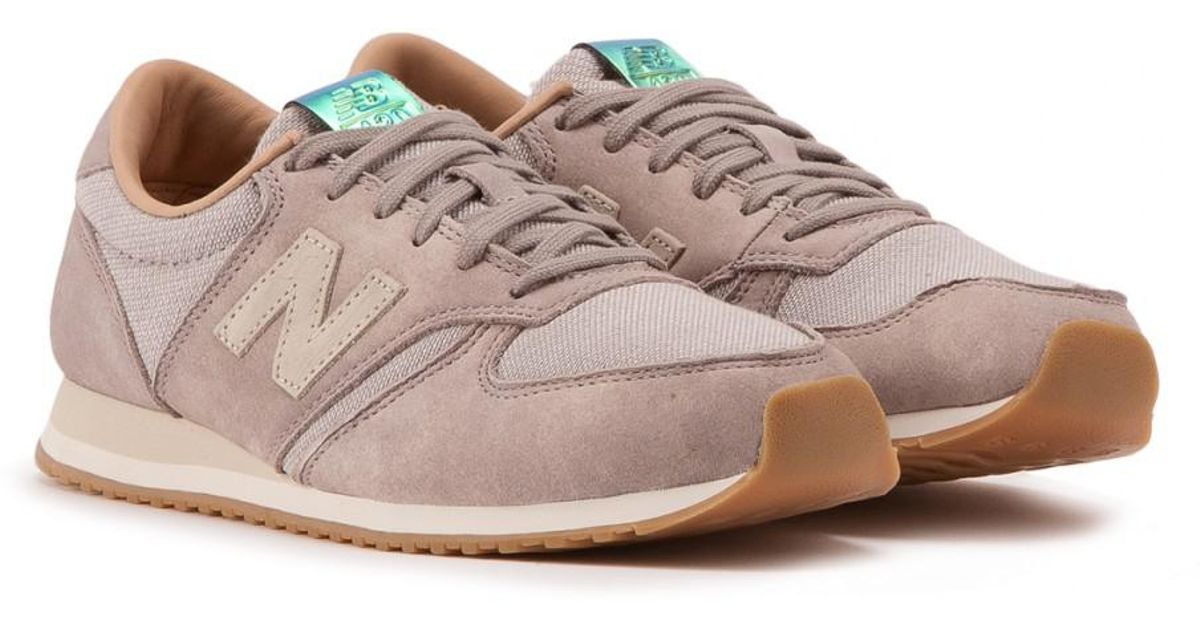 New Balance Leather Wl 420 Gfr in Grey (Gray) | Lyst