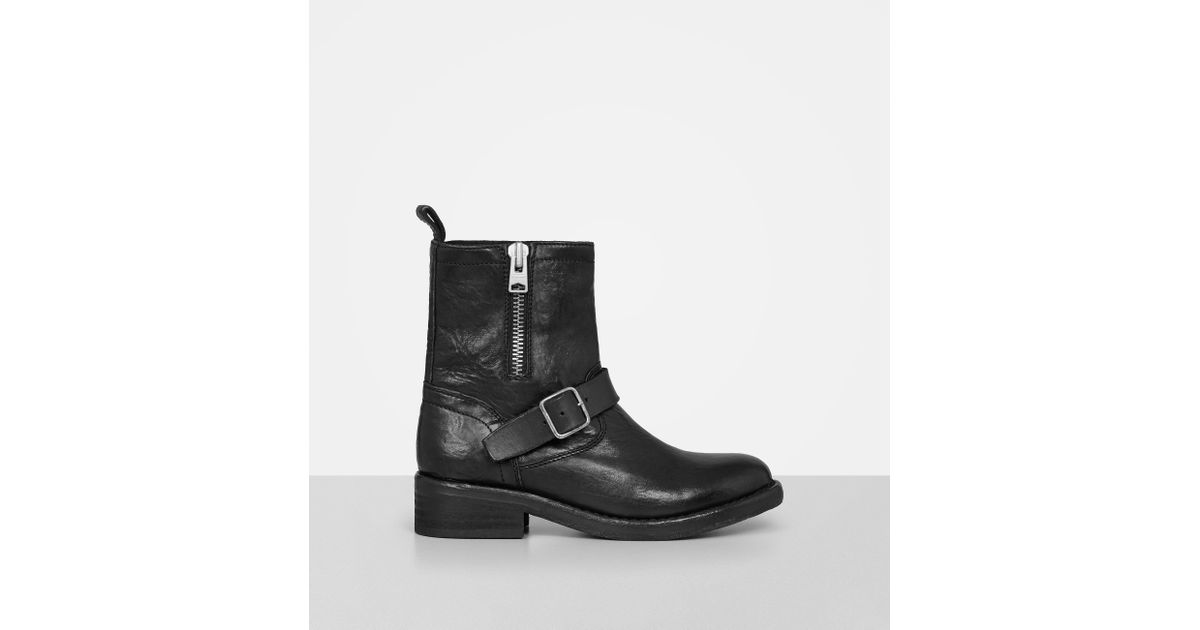 all saints biker boots