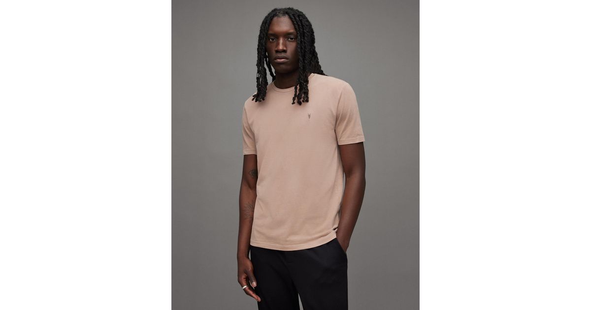 AllSaints Ossage Crew Neck Slim Ramskull T-shirt for Men | Lyst