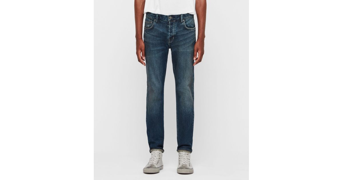allsaints carter straight leg jeans