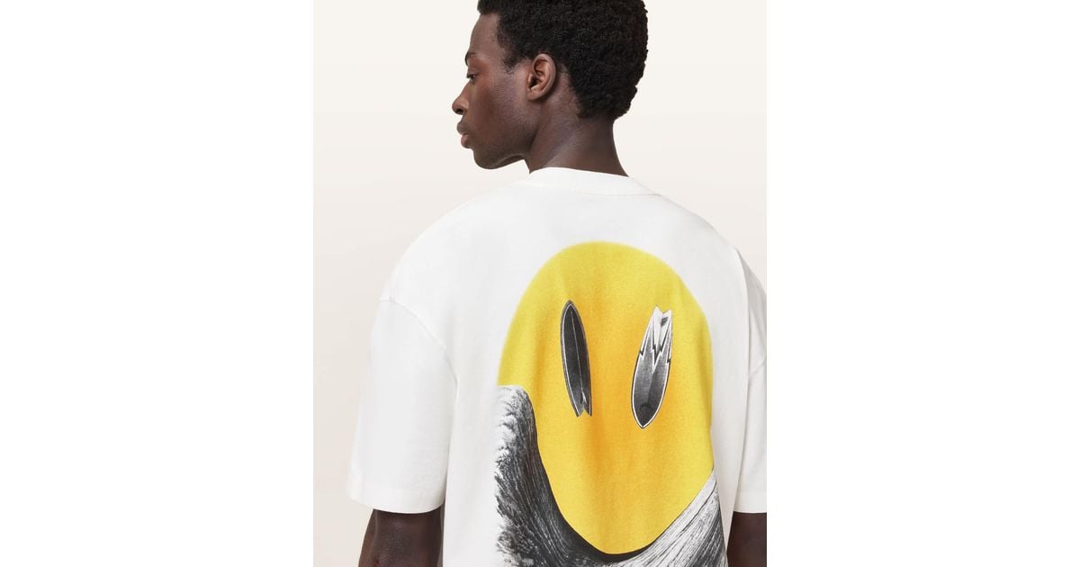 AllSaints Party Wave Oversized T-Shirt for Men | Lyst Canada